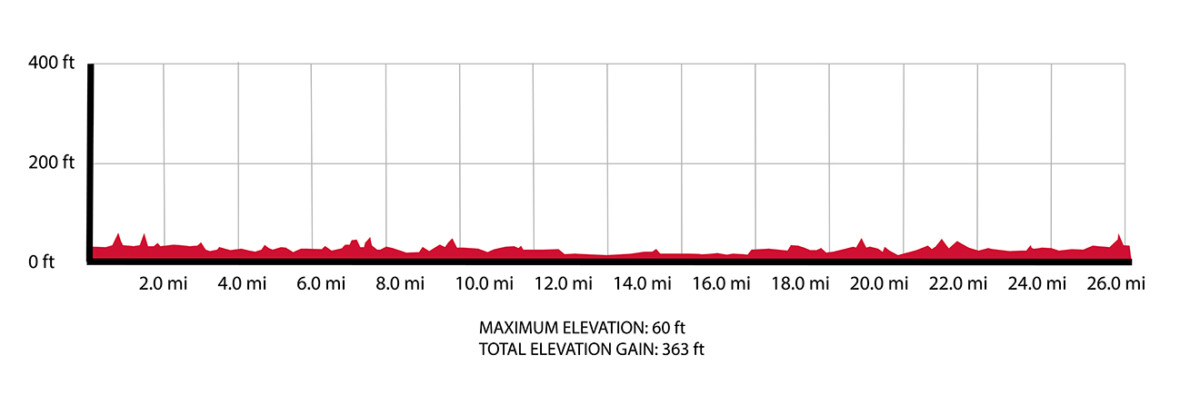 marathon route elevation