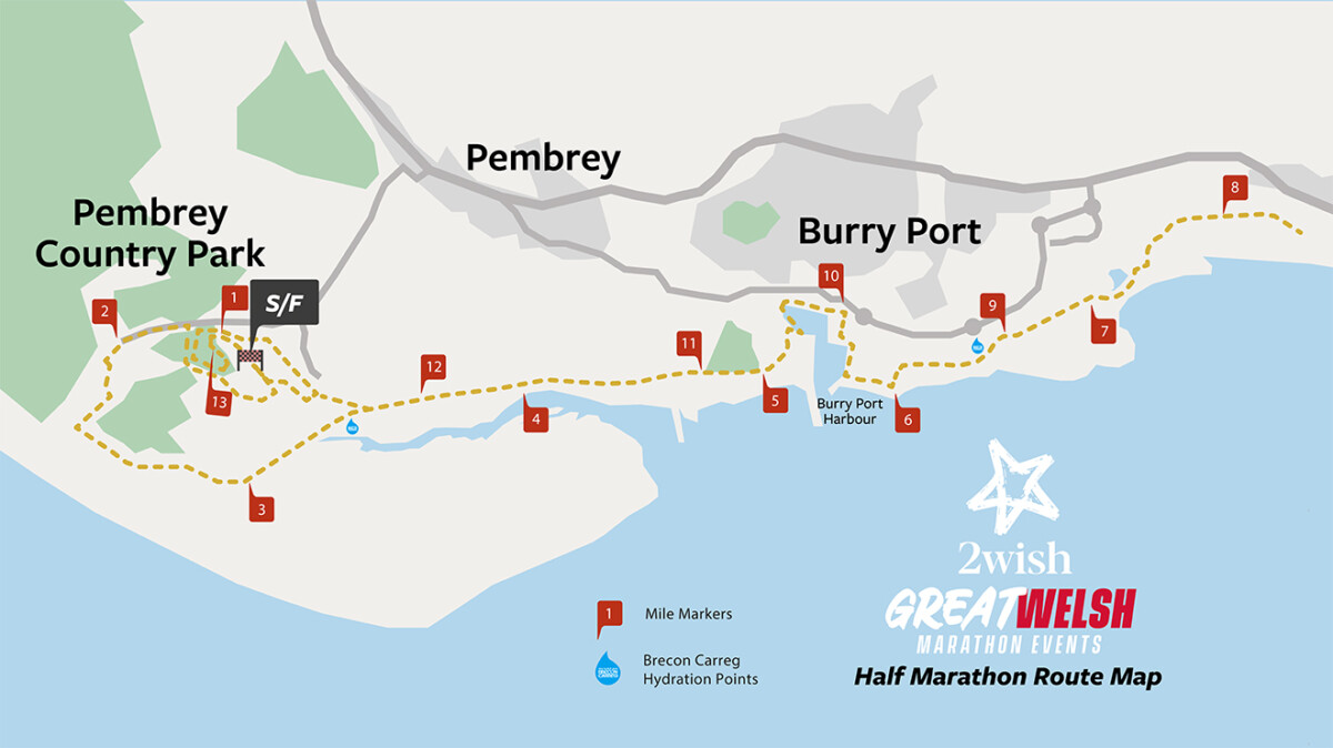 half marathon route